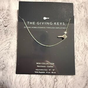 The Giving Keys Silver Minimalist Jewelry Necklace